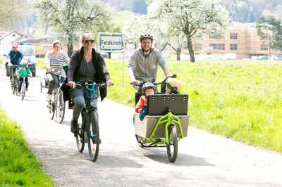 Radeln und Gehen in der Region Vorderland-Feldkirch Umfrage ausfüllen und gewinnen!